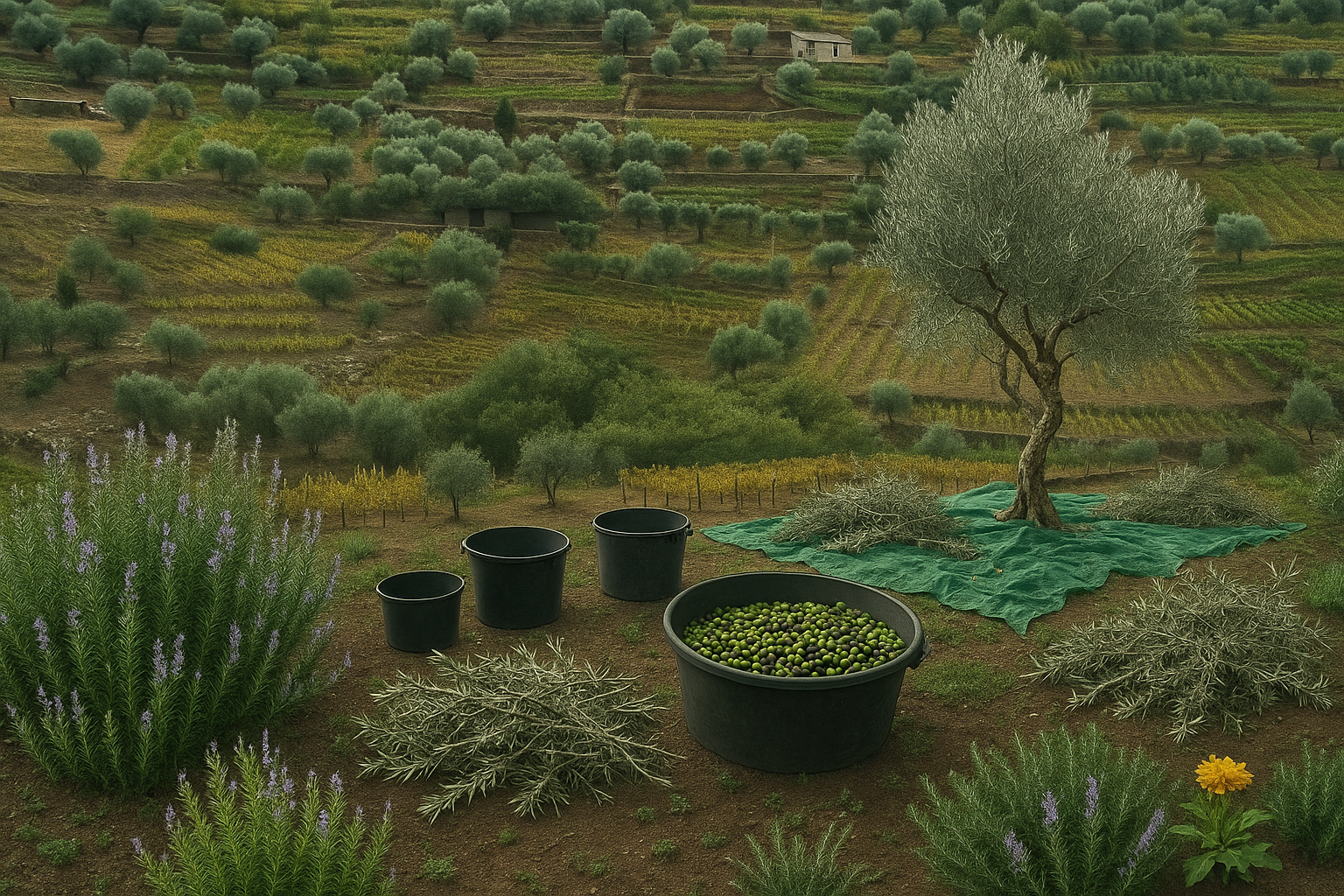 Olivenernte Portugal