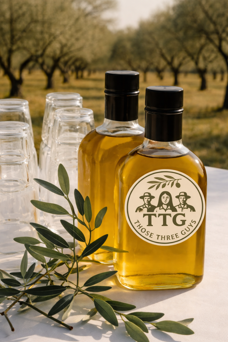 Those Three Guys extra virgin Olivenöl kaltgepresst & erntefrisch in limitierter Edition und höchster Qualität