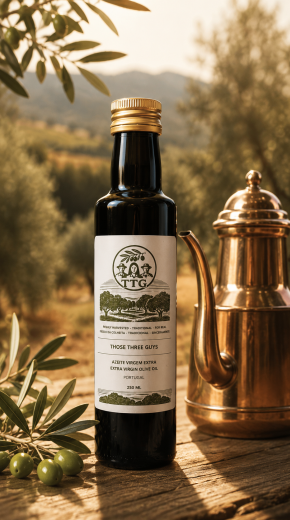Natives Olivenöl extra 250 ml mit eleganter Servierkanne